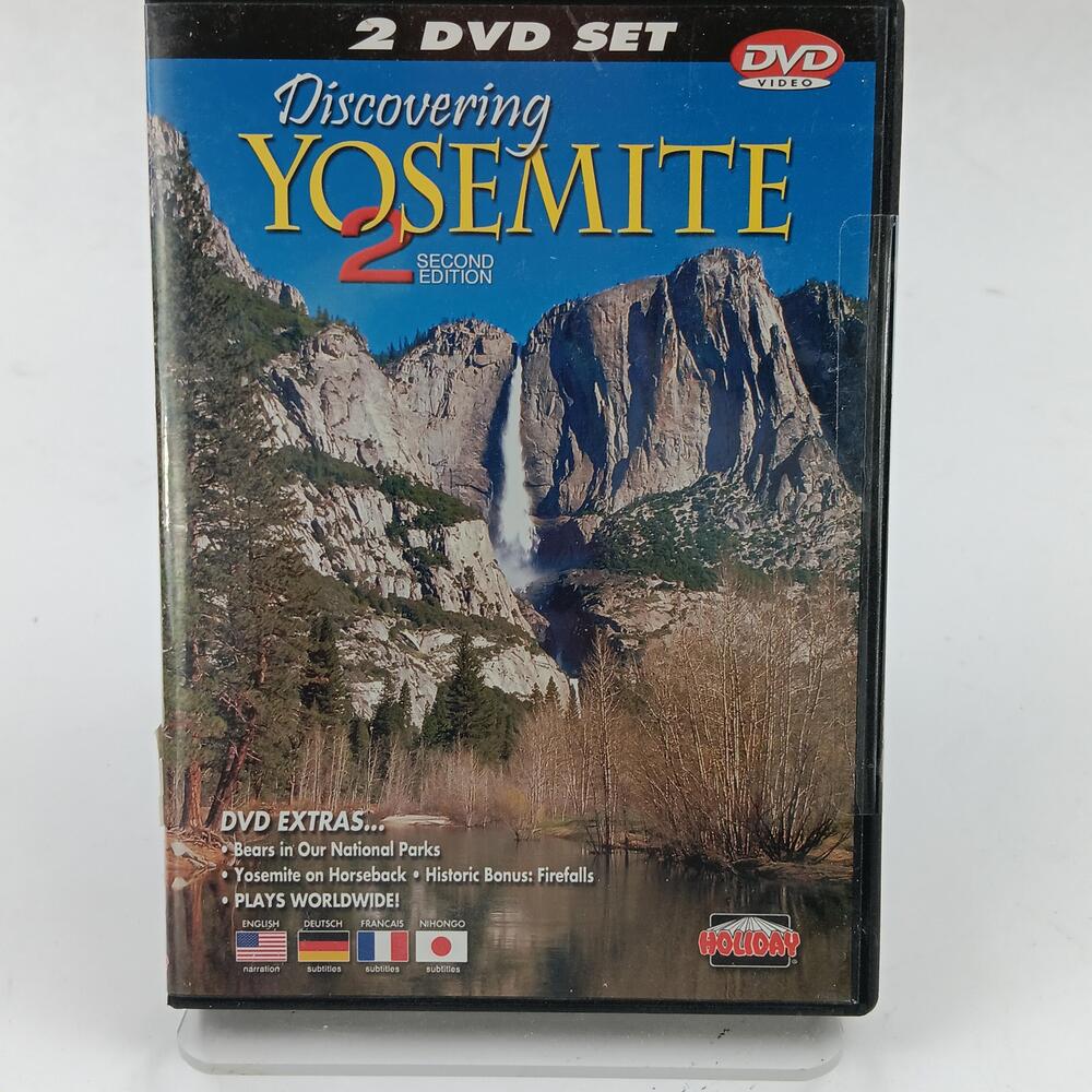 Discovering Yosemite 2 DVD Set Second Edition Documentary Travel Finley Holiday